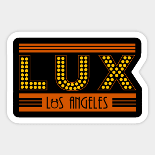 Lux Club - Los Angeles Sticker